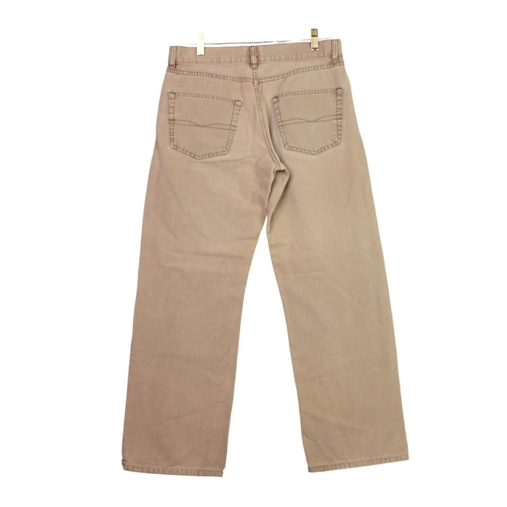 HUGO BOSS Men Pants Trousers Texas Straight Chino Size 33x32 Khaki Relaxed Fit - Picture 4 of 11